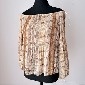 Sz XS Aritzia Wilfred Talence Off-the-shoulder Blouse